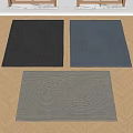 Modern Square Carpet 3d model