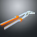 High Quality Hardware Pliers With Orange Gray Ergonomic Handles And Adjustable Jaws