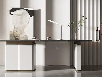 Modern Desk 3d model