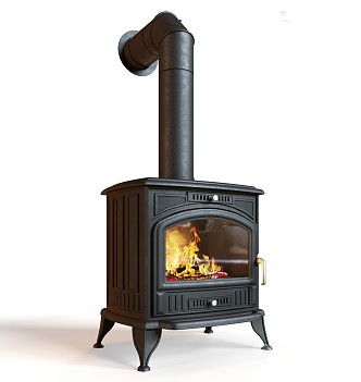 Jane's Fireplace 3d model