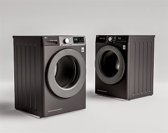 Modern washing machine 3d model