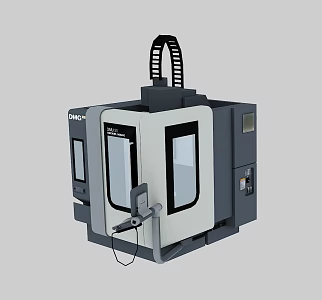 Demaghi DMU five-axis vertical machining center five-axis machining center five-axis linkage machining center machine tool 3d model