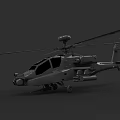 Advanced Military Helicopter With Rotor Radar Weapon Systems And Cockpit