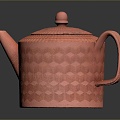 Teapot Porcelain Porcelain Pot Ceramic Pot Purple Clay Pot Chinese Teapot Container Realistic 3d model