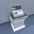 Display stand display cabinet display table technology lighting BMW bmw technology white jinping display 3d model
