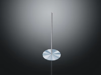 High Quality Stainless Steel Hardware Tools With Smooth Round Base And Long Slender Rod 3d model