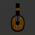 Modern Over Ear Headphones Featuring Circular Ear Cups And Orange Black Design