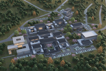 New Chinese-style Industrial Park Cultural Industry Park 3d model