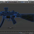 Detailed Classic Rifle With Mounted Scope And Metal Body Design