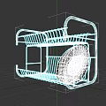 Black Metal Dish Rack With White Plates For Kitchen Organization