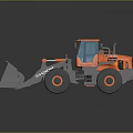 Orange SANY SYL956H Loader With Large Bucket And Black Tires On Reflective Surface