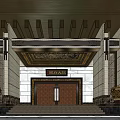 Chinese Gate 3d model