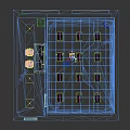 School Multimedia Studio With Green Screen Cameras Tripods Large Display And Lighting Setup