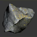 Natural Stone With Yellow Speckles And Wood For Interior Design Projects