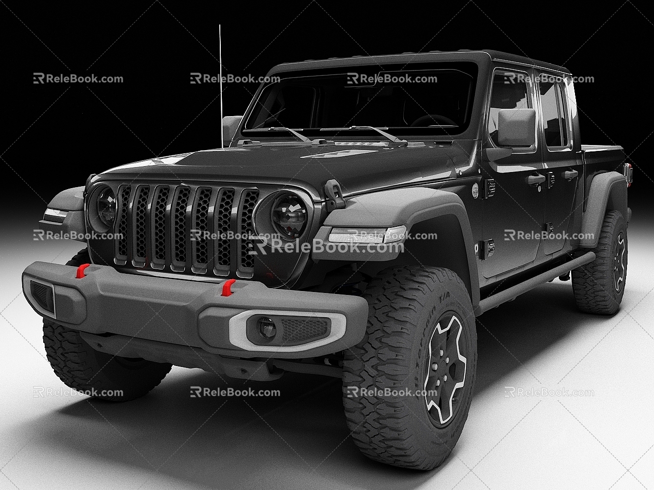 Jeep Gladiator Pickup Car Van 3d model