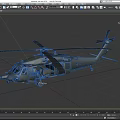 Military Green Helicopter Featuring Rotors Fuselage And Military Equipment Design