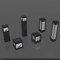 Outdoor Solar Lights With Various Modern Metal Designs For Garden Pathway Lighting