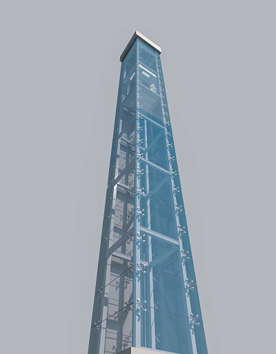 Sightseeing Elevator Modern Elevator 3d model