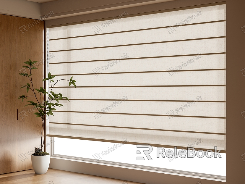 Modern venetian blinds model