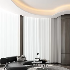 Modern reception area Sales office Meeting room 3d model