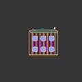Crab Roe Buns Display Case With Glass Shelves And Chinese Character Labels
