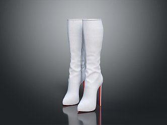 Modern Boots Women's Boots High Heel Women's Boots Martin Boots 3d model