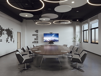 Small conference room 3d model