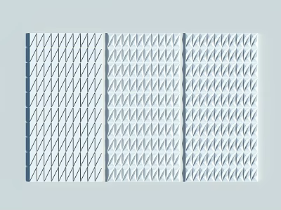 Decorative Textured Wall Panels With Different Patterns And Designs For Interior Decoration 3d model