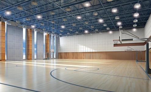 Basketball Hall 3d model