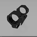 Tactical Weapon Scope Mount Rings With Dual Ring Metal Construction For Rifle Secure Attachment