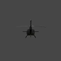 Airbus Black Modern Helicopter With Rotors Cabin And Streamlined Fuselage Design