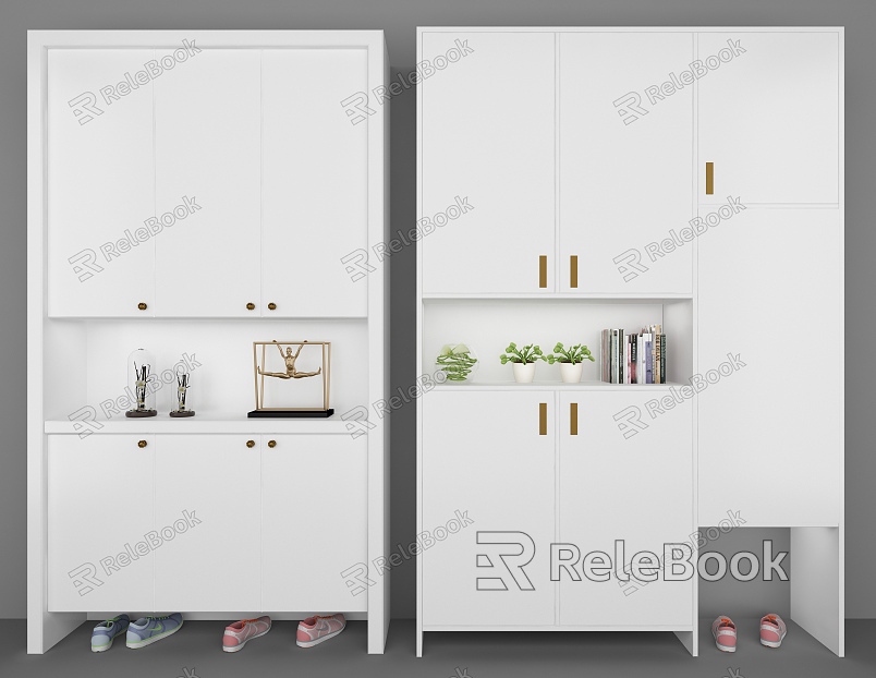 Modern shoe cabinet shoe cabinet combination model