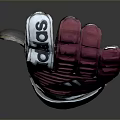 Adidas Red And White Sport Gloves For Daily Life Use With Brand Logo