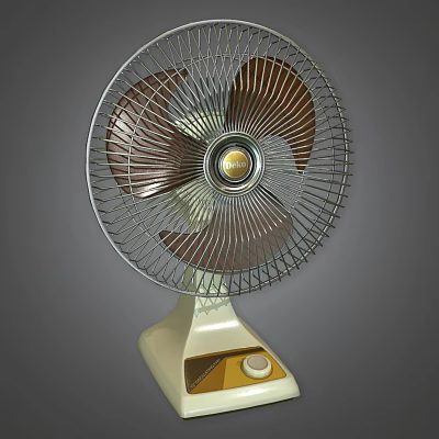Modern electric fan tool fan 3d model