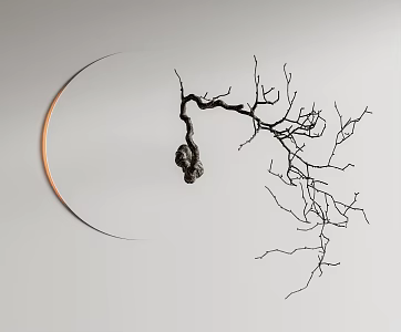 Dead Branch Sculpture Dried Branch Dried Branch 3d model