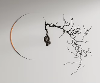Dead Branch Sculpture Dried Branch Dried Branch 3d model
