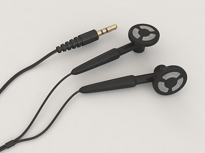 In-ear headphones 3d model