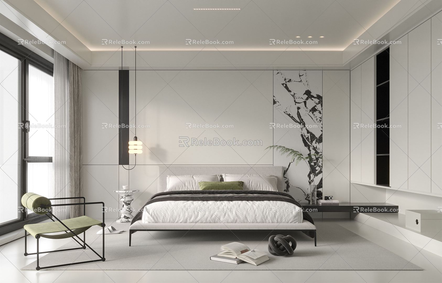 Modern Bedroom 3d model