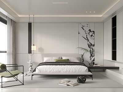 Modern Bedroom 3d model