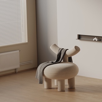 modern leisure chair 3d model