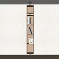 Bookcase Open Bookcase Bookshelf Tonggao Bookcase 3d model