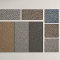 Various Textured Wall Panels In Different Colors