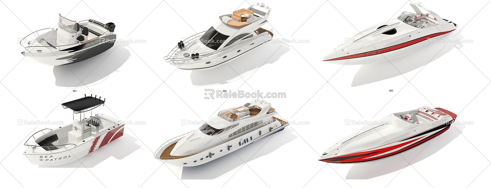 Yacht 3d model