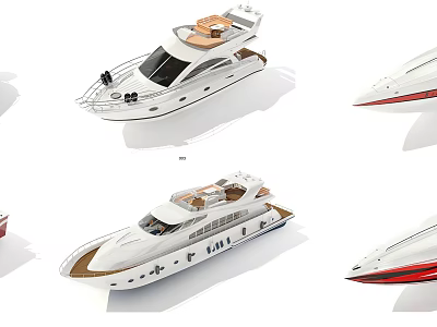 Different Luxury Yacht Designs With Sleek Exteriors 3d model Different Luxury Yacht Designs With Sleek Exteriors 3d model