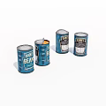 Assorted Jimmy Bean Canned Beans With Ranch Style And Other Varieties On White Background