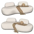 Modern Multiplayer Sofa 3d model