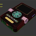 Portable Black Digital Audio Recorder With LCD Screen Control Buttons For Concert Recording