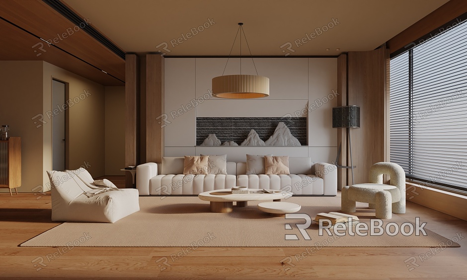 modern living room model