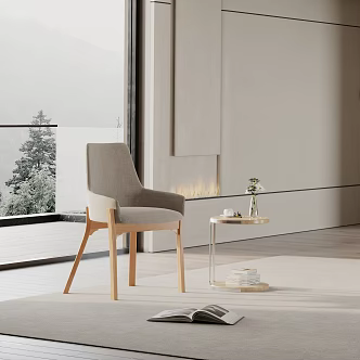 Modern Dining Chair 3d model
