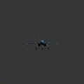 Blue And White Camouflage Military Fighter Jet With Aerodynamic Design And Detailed Features